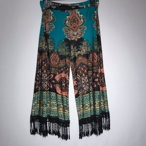 Lilypad Cropped Palazzo Pants